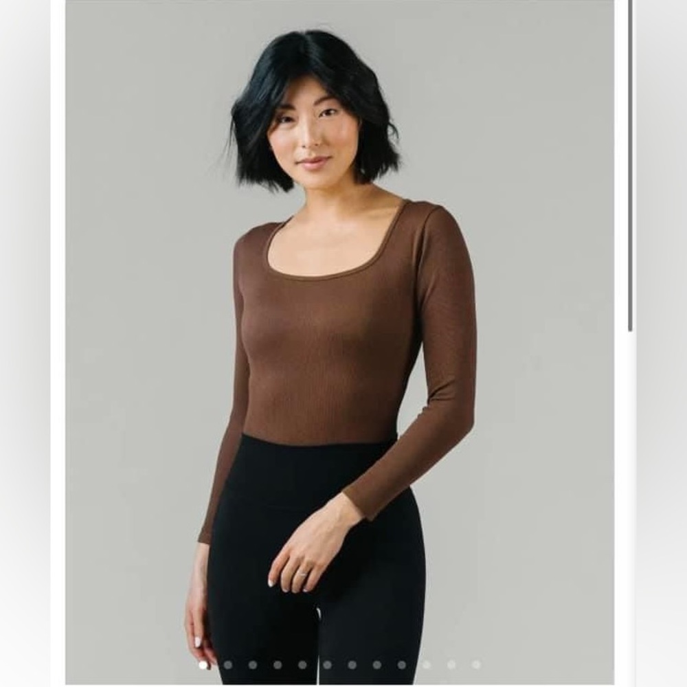 Zyia Active Cocoa Marzena Bodysuit